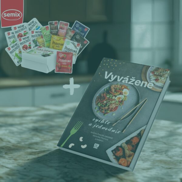 Kuchařka Vyváženě: rychle a jednoduše + Semix balíček „Protein“