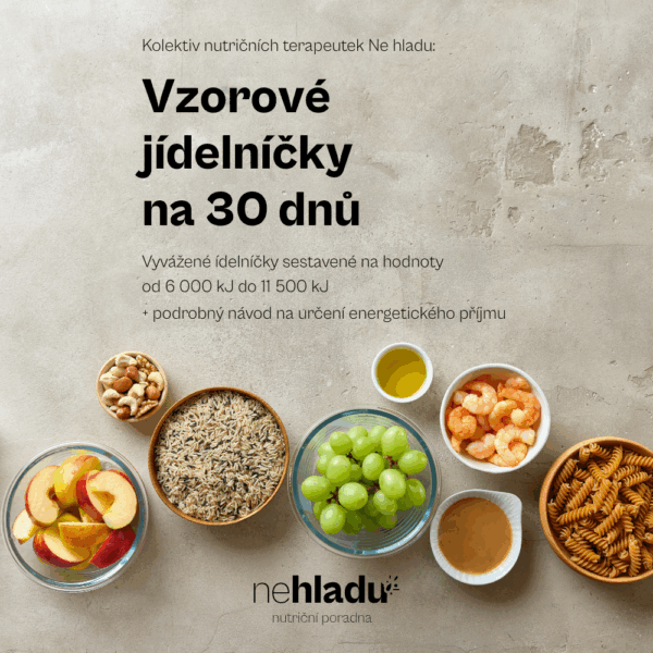 E-book: Vzorové jídelníčky na 30 dnů